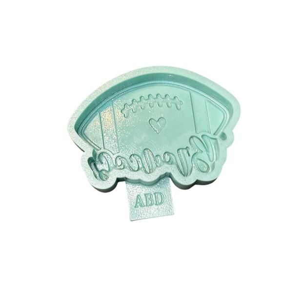 Broncos Football Silicone Freshie Mold - Picture 1 of 5